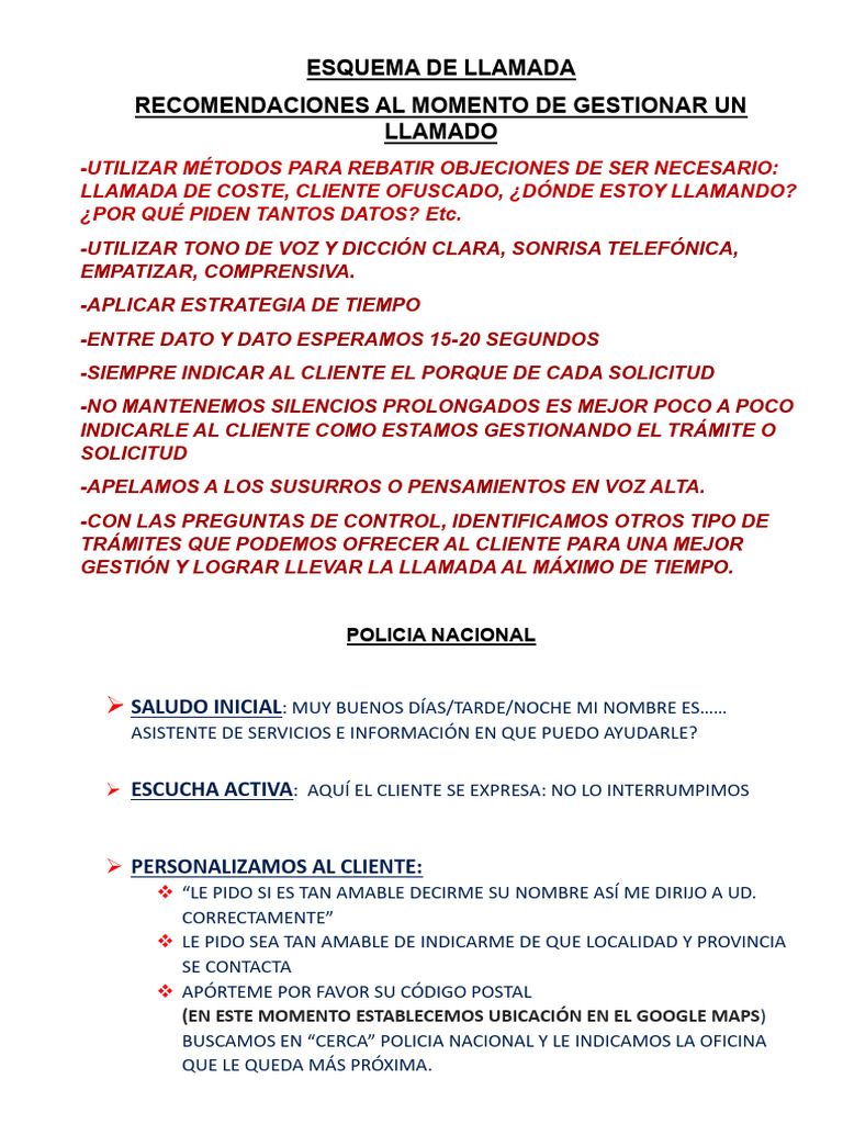 Esquema de Llamada Ejemplo | PDF | Documento de identidad