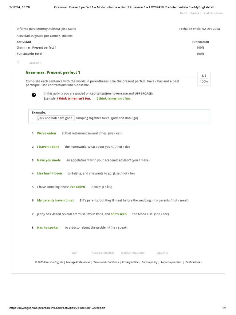 1 | PDF | Language Mechanics | Grammar