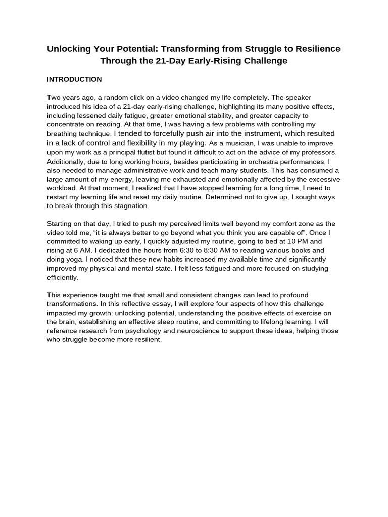 Unlocking Your PotentialIntroduction PDF