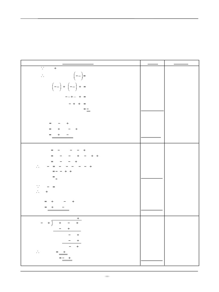 Exam Focus - More About Polynomials ANS | PDF | Zero Of A Function ...