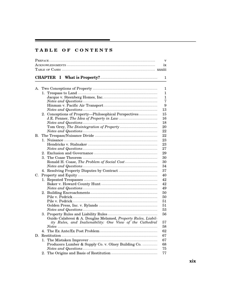 Chapter I What Is Property