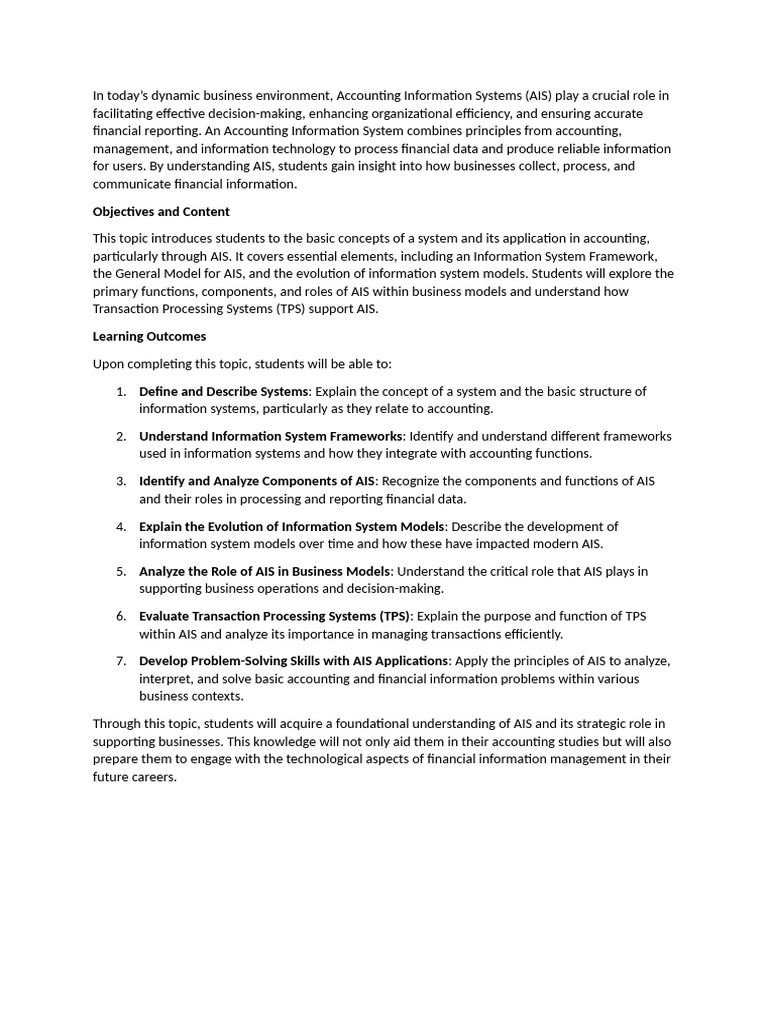Understanding Accounting Information Systems Pdf Information System