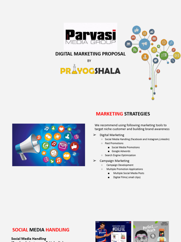 Digital Marketing Strategy Proposal | PDF | Search Engine Optimization ...