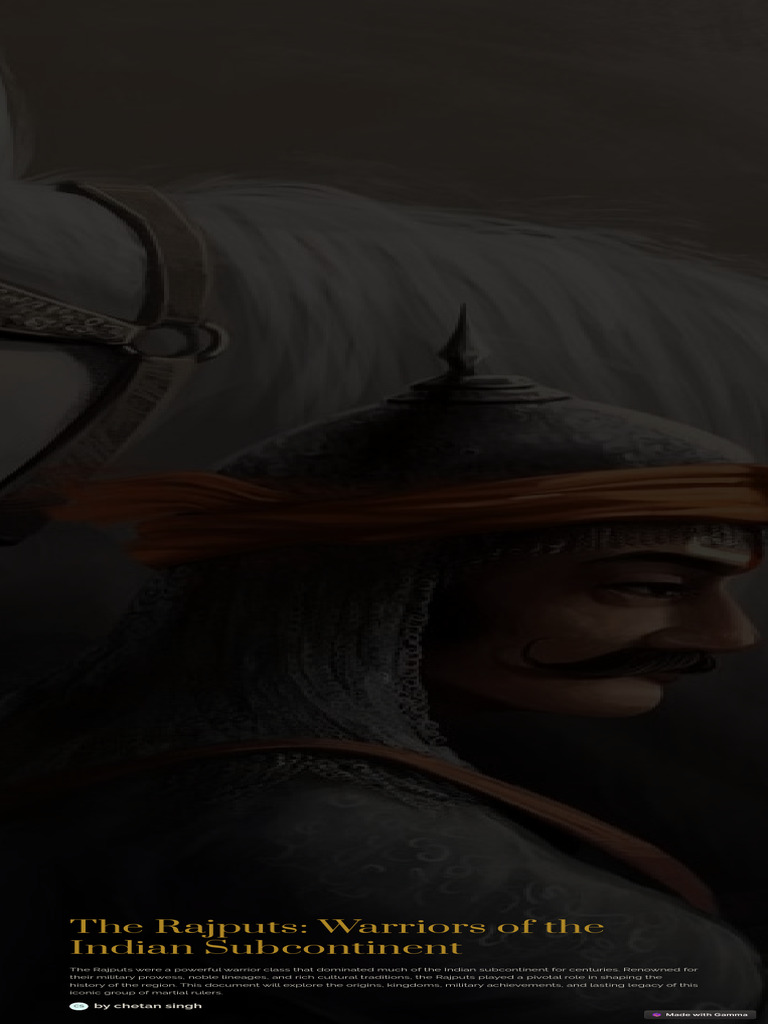 Rajputs: Warriors of the Indian Subcontinent | PDF | Mughal Empire