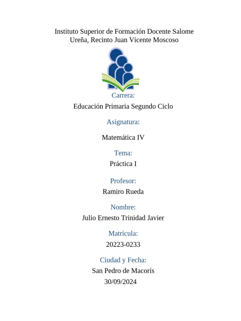 Práctica I | PDF