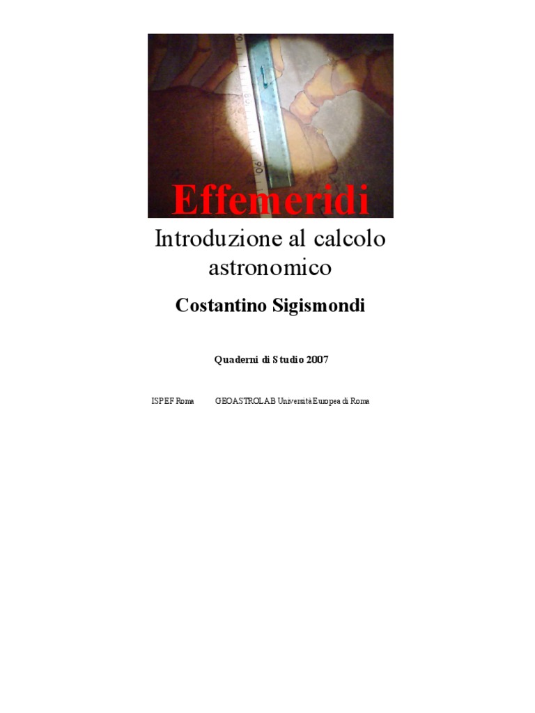 Effemeridi