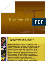 2010-2011 ÖLÇME VE DEĞERLENDİRME (Ertuğ CAN) - Eslestirmeli - Sorular