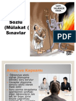 2010-2011 ÖLÇME VE DEĞERLENDİRME (Ertuğ CAN) - Sözlü (Mülakat) Sınavlar