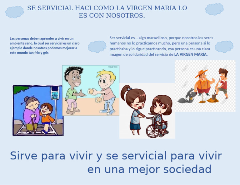 Ser Servicial como la Virgen María | PDF