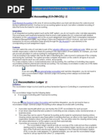 Reconciliation Ledger and Functional Area