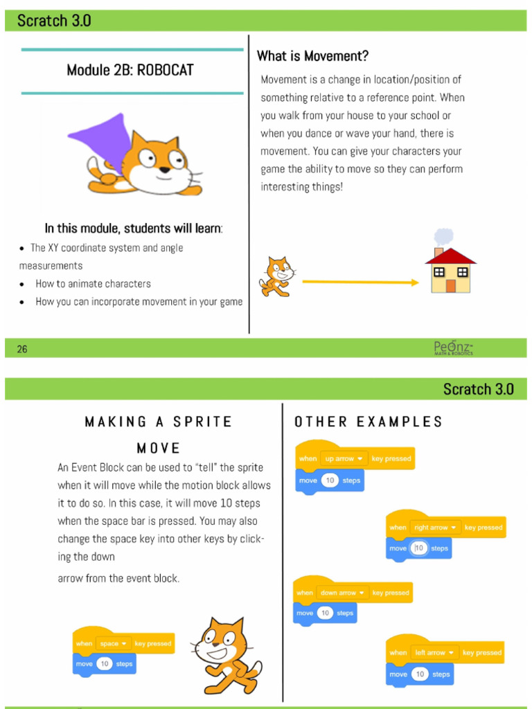 Scratch Lesson 2B (2023) | PDF