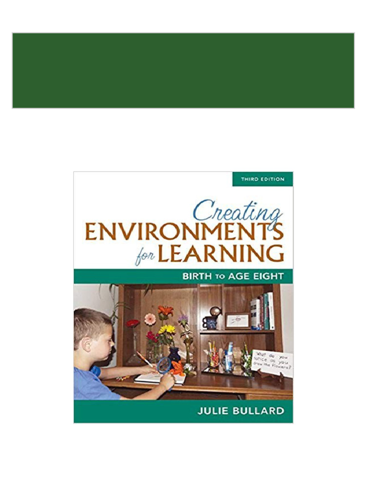 Download full ebook pdf creating environments for learning birth to