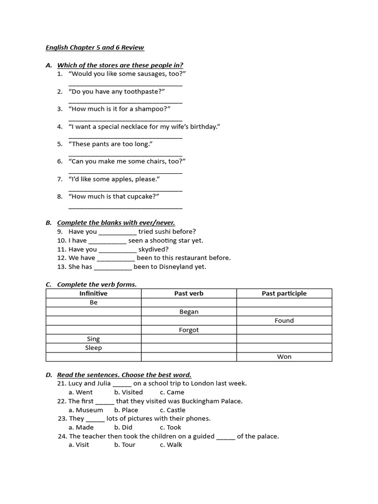Review For Semester Exam | PDF | Language Mechanics | Syntax