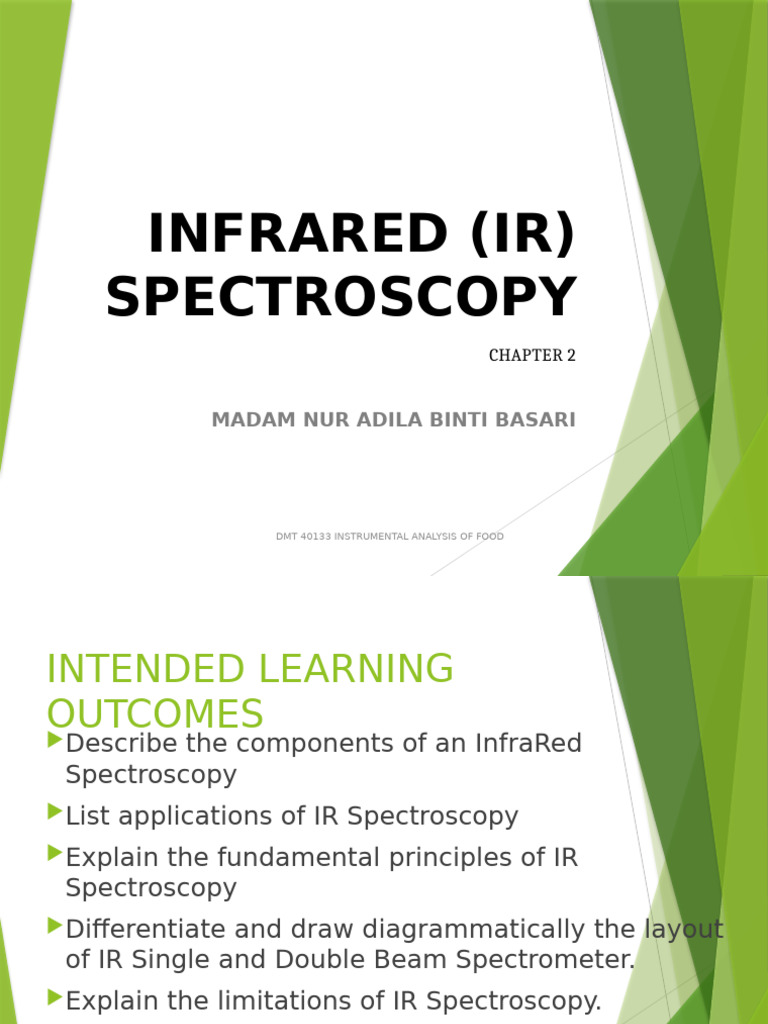 Chapter 2 - Fourier Transform Infrared Spectros | PDF | Infrared ...