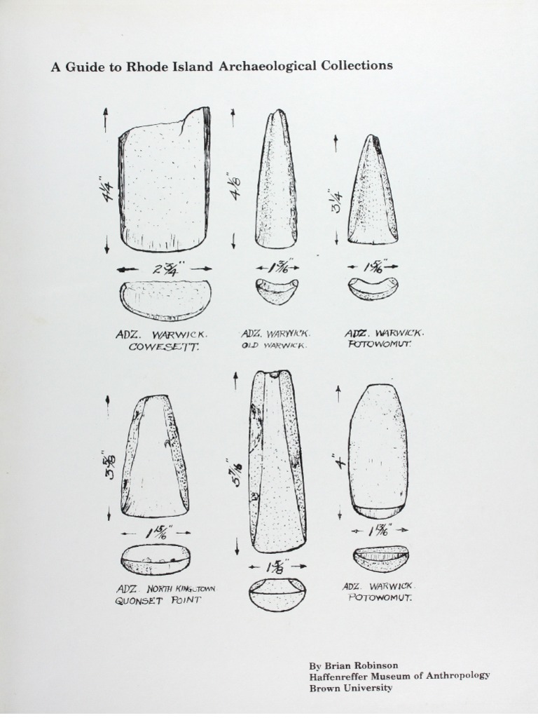 A Guide To Rhode Island Archaeological Collections | PDF