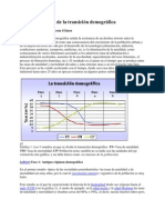 Transición demográfica en 4 fases