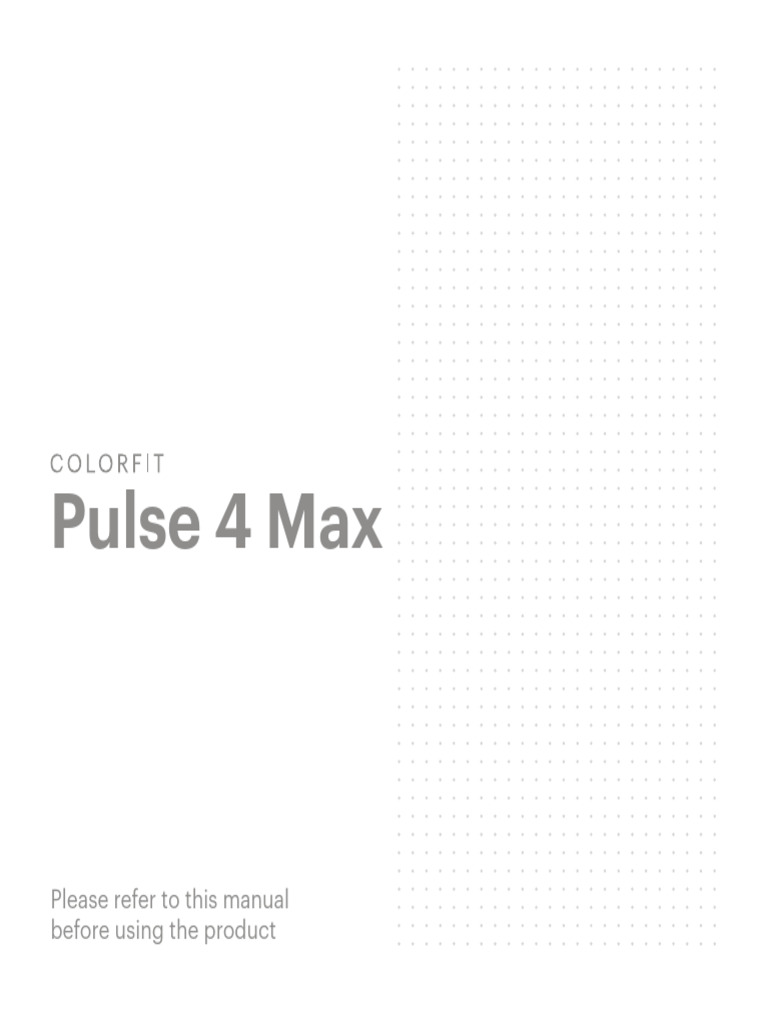 Pulse 4 Max Digital UM 1 | PDF | Electronic Waste | Smartwatch