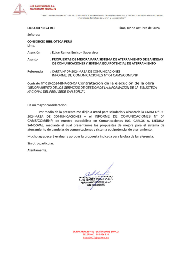 Propuestas de Mejora en Aterramiento | PDF