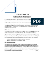 Clearing The Air RGGIBenefits Fact Sheet
