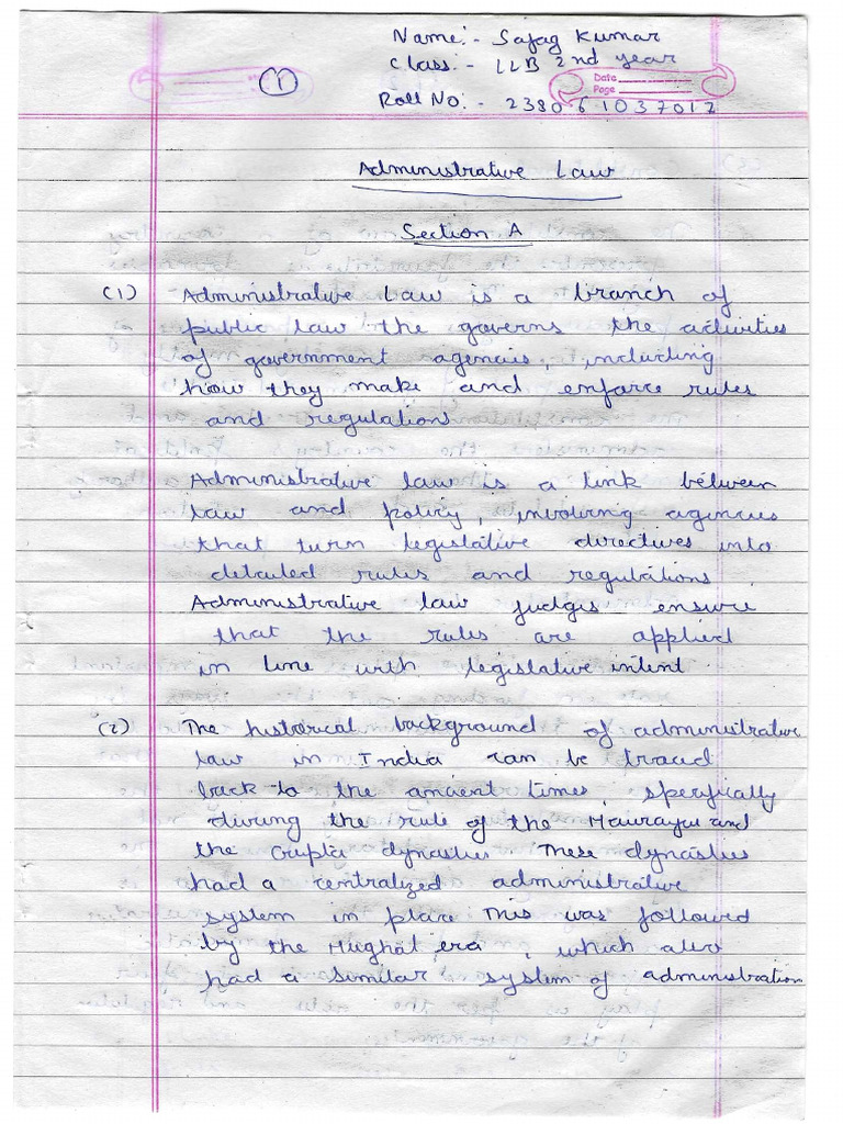 Administrative Law Pdf