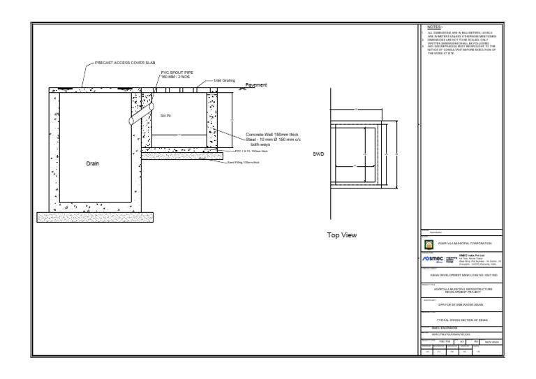 Storm Water Drain Design Document | PDF | Materials | Composite Material