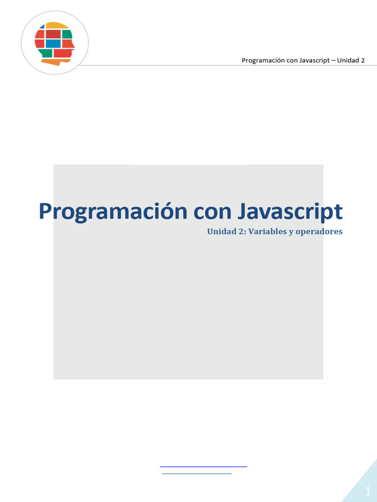 unidad2_programacion_js | PDF | Variable (informática) | Variable ...