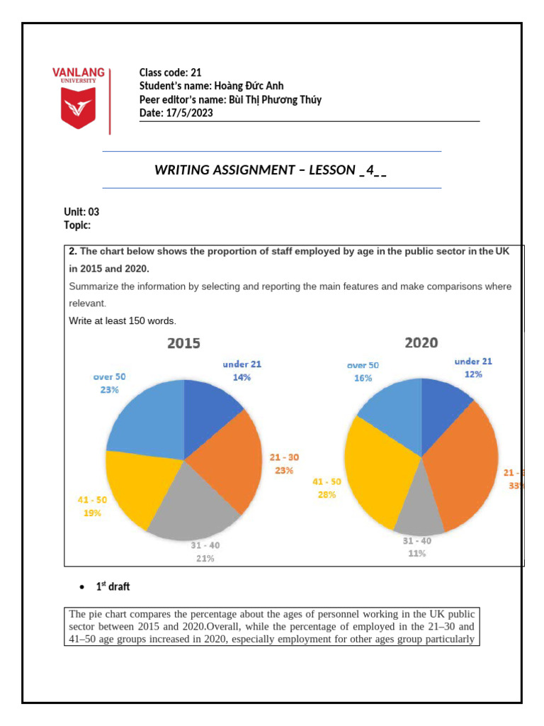 Template Writing Assignment | PDF | Verb | Vocabulary