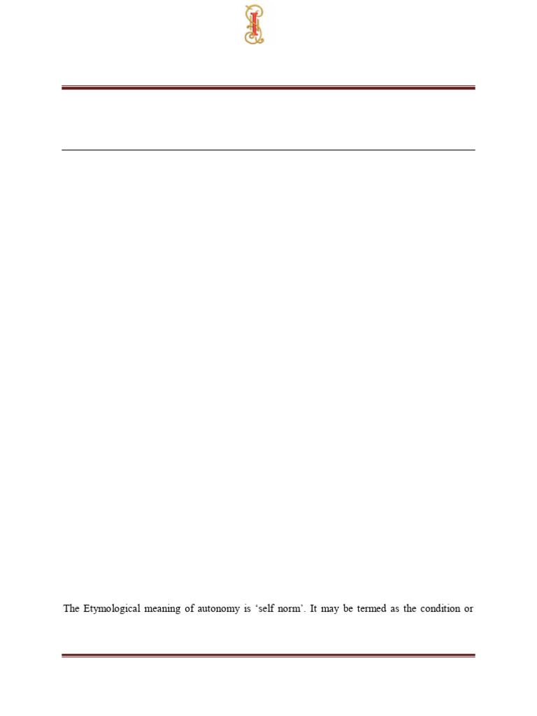Institutional Autonomy | PDF | University | Accountability
