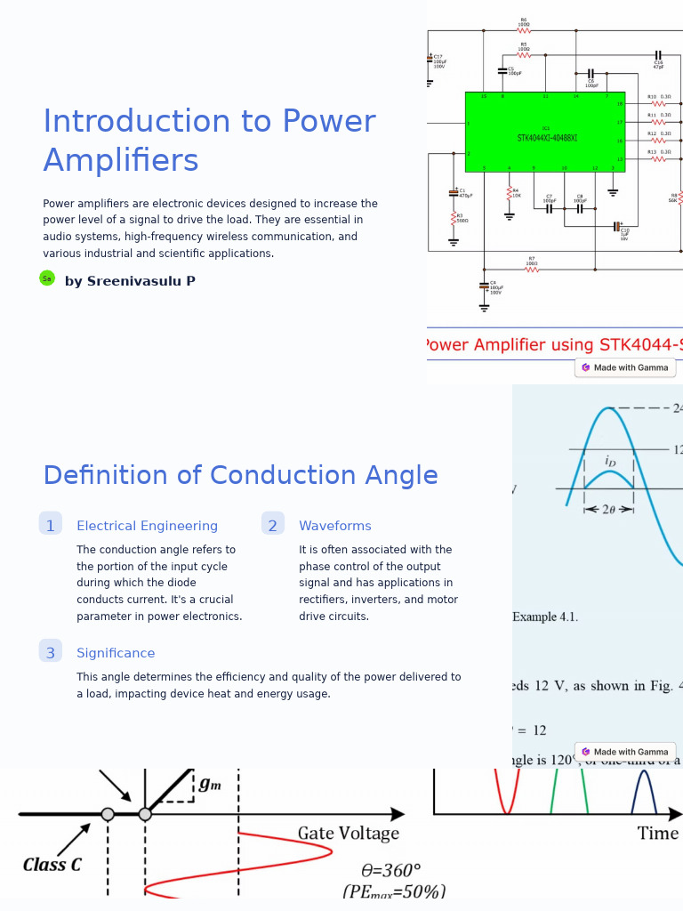 Introduction-to-Power-Amplifiers | PDF | Amplifier | Electric Power