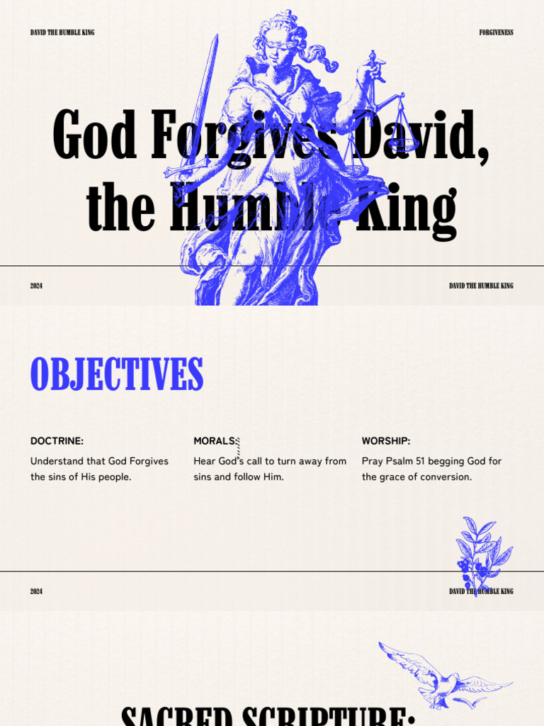 God Forgives: Lessons from David | PDF | David | Books Of Samuel