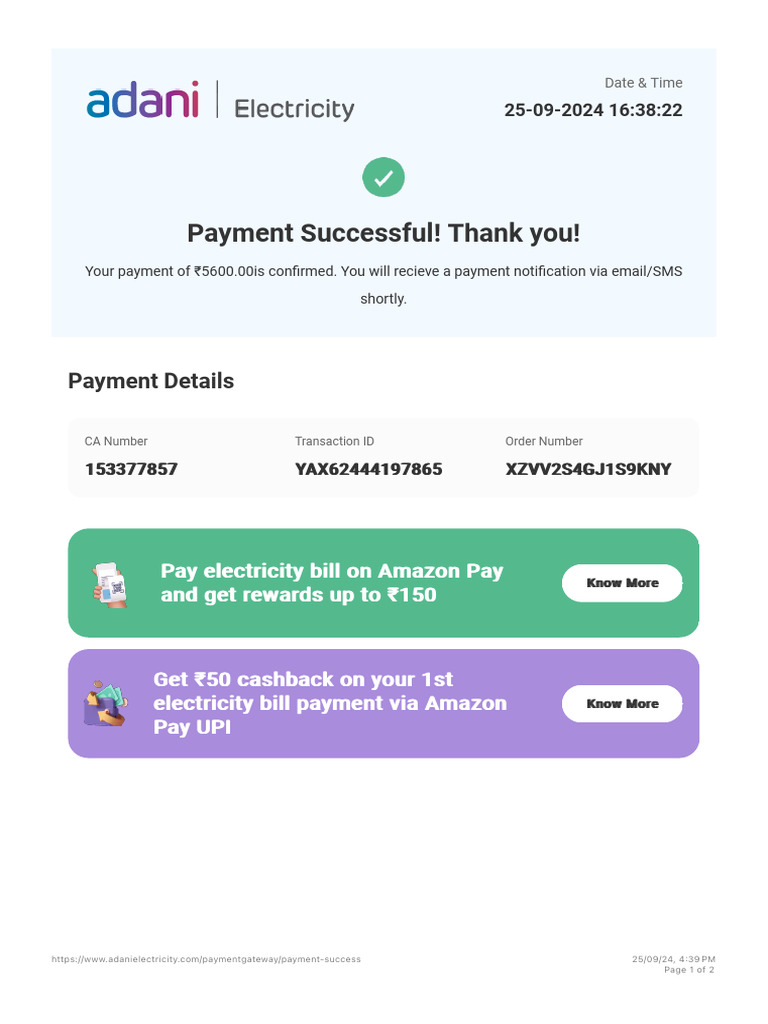 Adani electricity payment receipt pdf ios mobile phones