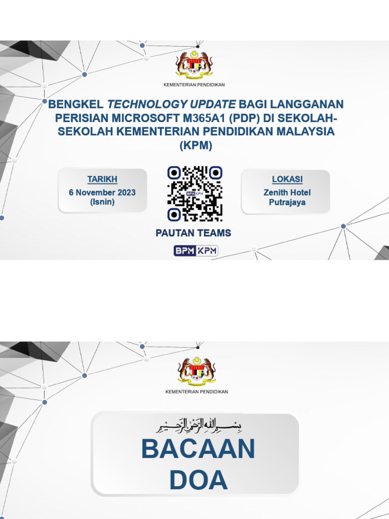 Slide Technology Update M365A1 PDP Di KPM (6 Nov 23) - Terkini PDF | PDF