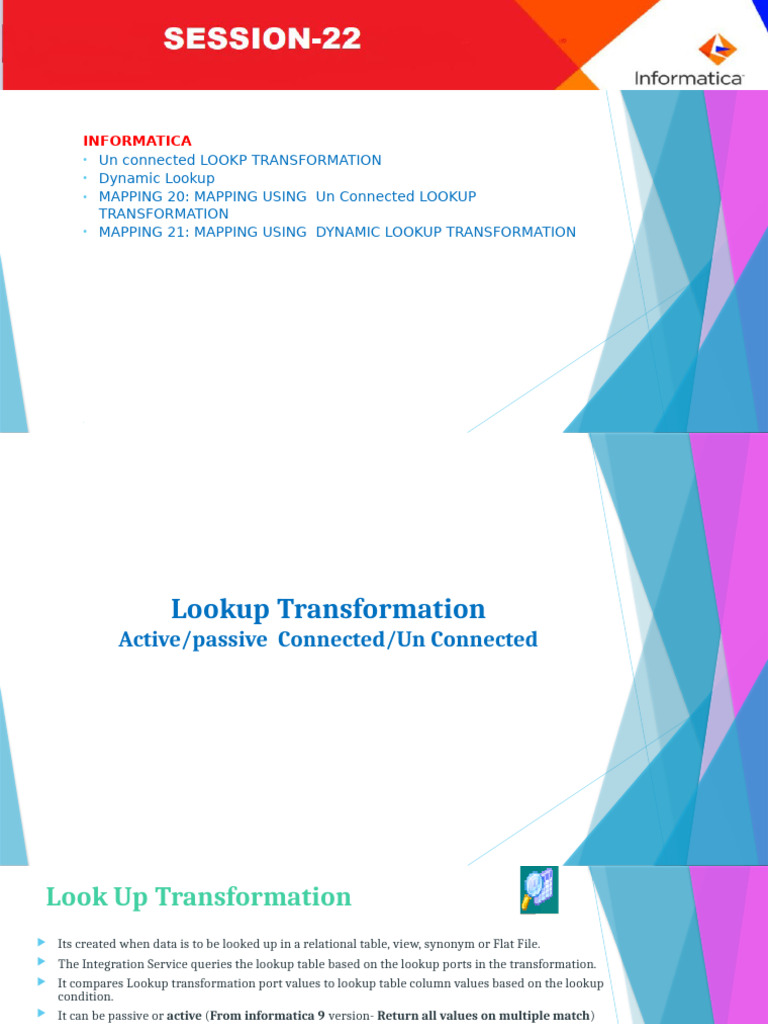 Lookup Transformation | PDF | Cache (Computing) | Sql