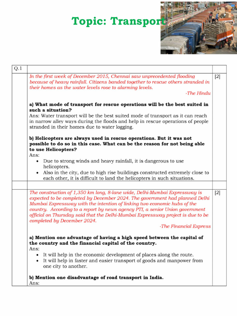 Transport 5 | PDF