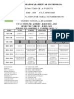 Horarios Feb-jul 12