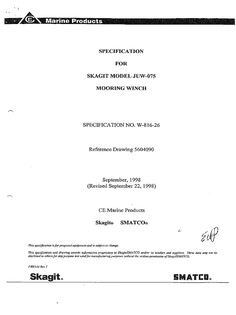 Mooring Winch | PDF