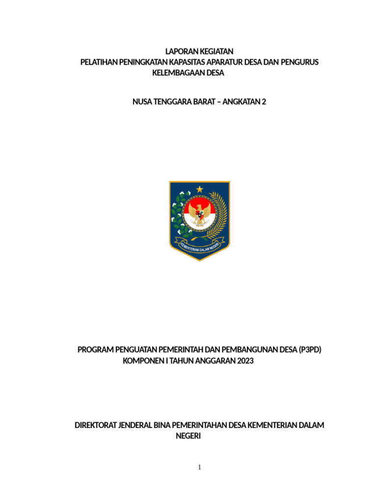 Laporan Batch 2 NTB | PDF