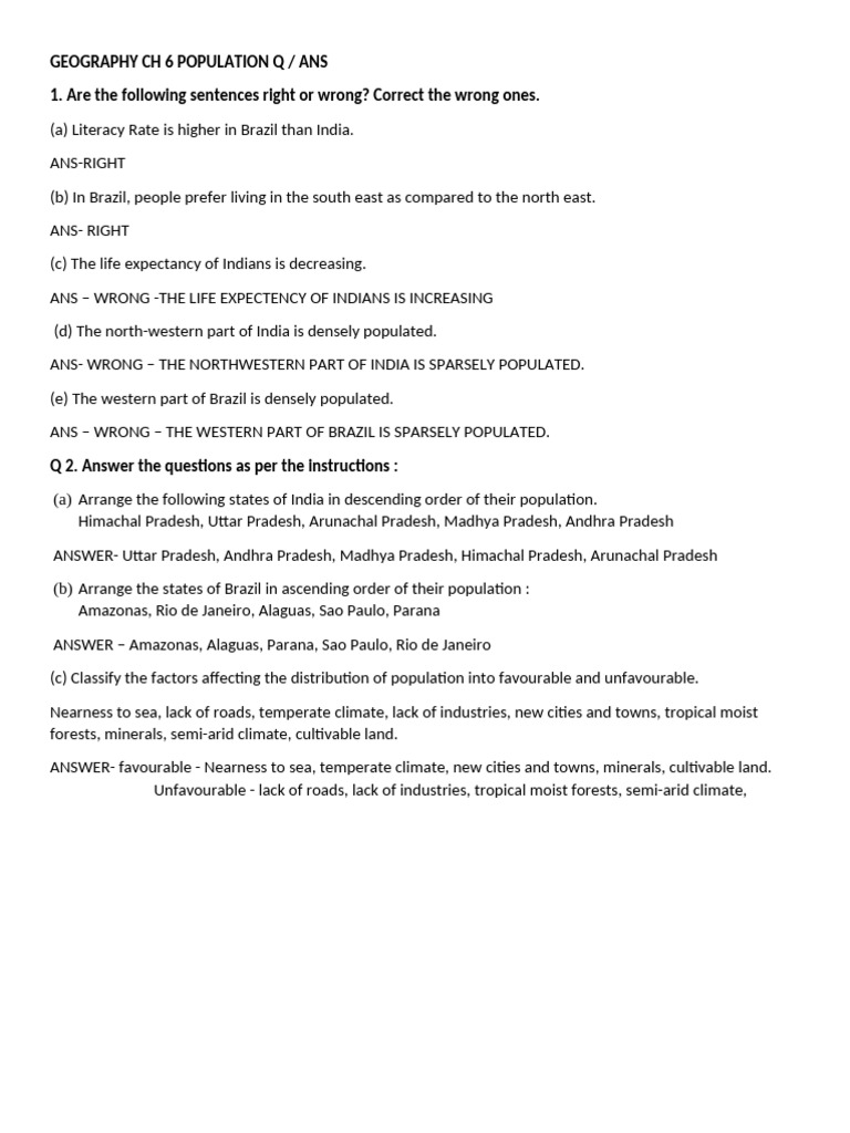 10 Geography CH 6 Part 1 | PDF | Amazon Rainforest | Forests