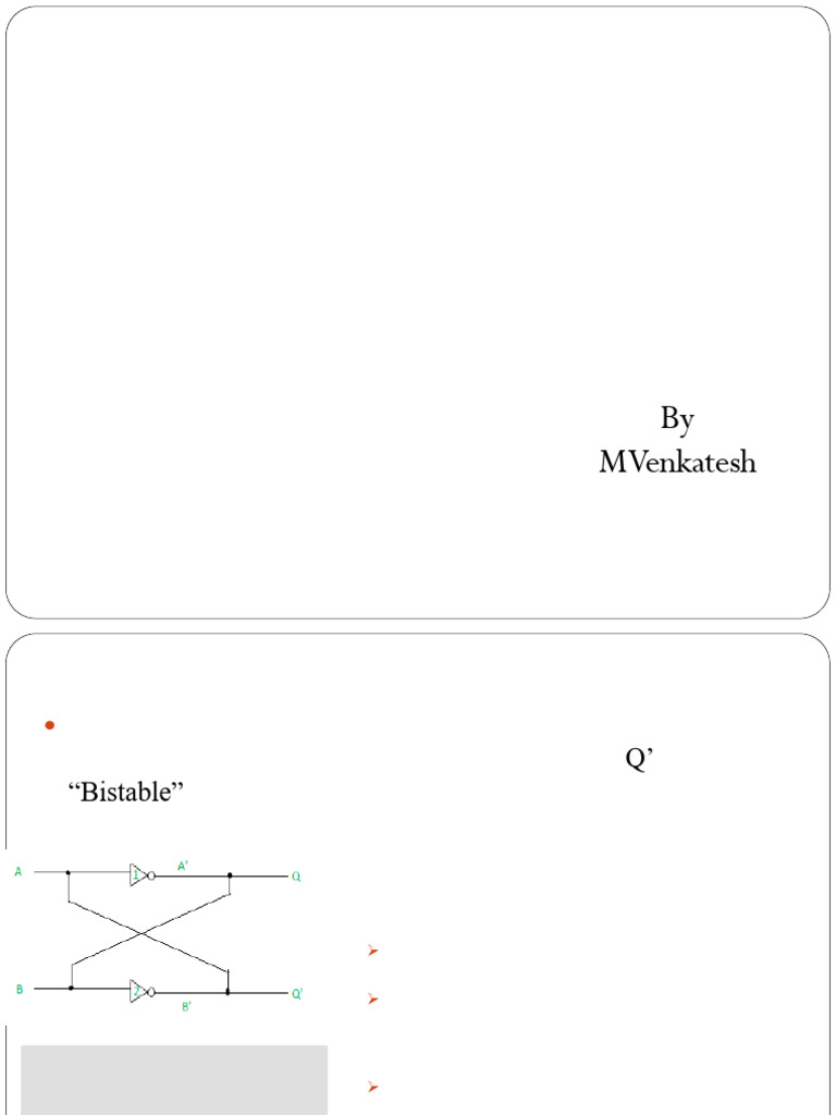 Overview of Sequential Logic Circuits | PDF | Digital Electronics ...