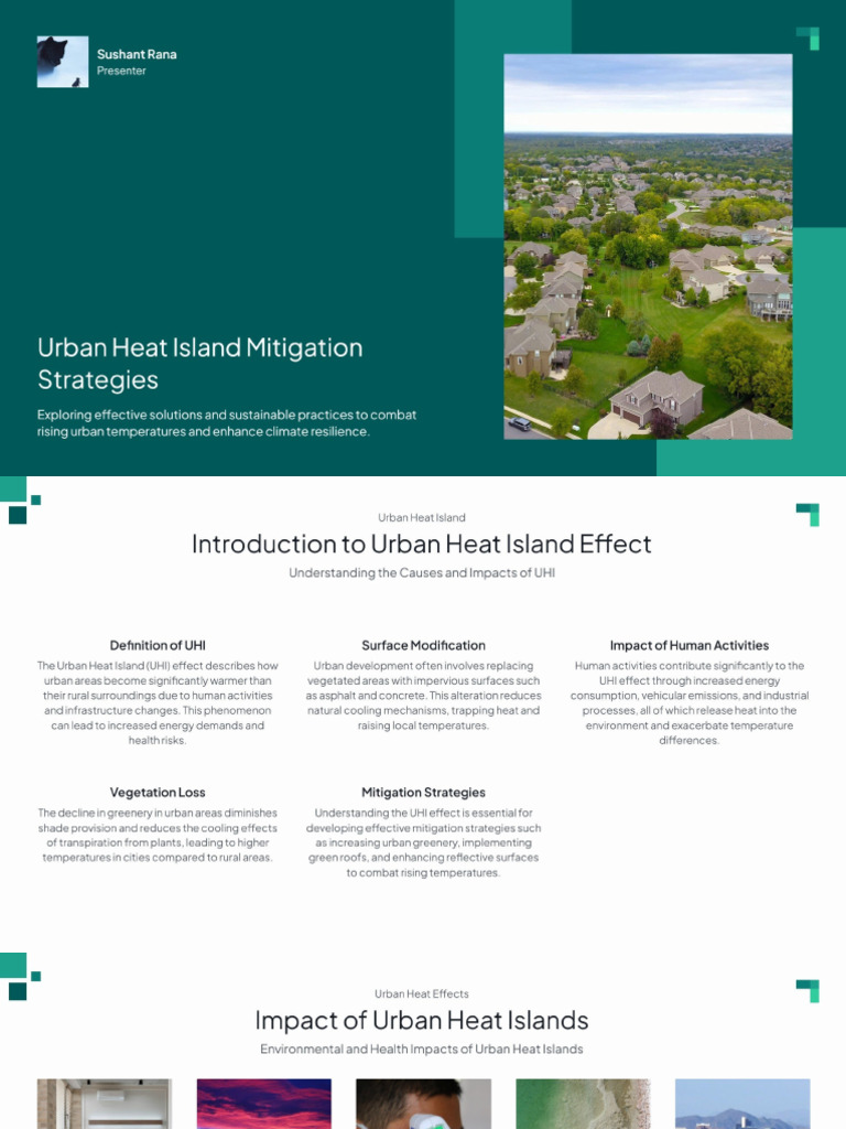 Urban Heat Island Mitigation Strategies | PDF