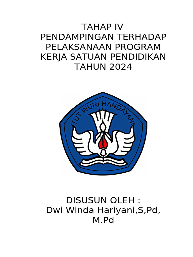 Pendampingan Program Kerja Pendidikan 2024 | PDF