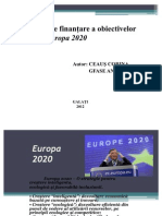 Modalităţi de finanţare a obiectivelor strategiei Europa 2020