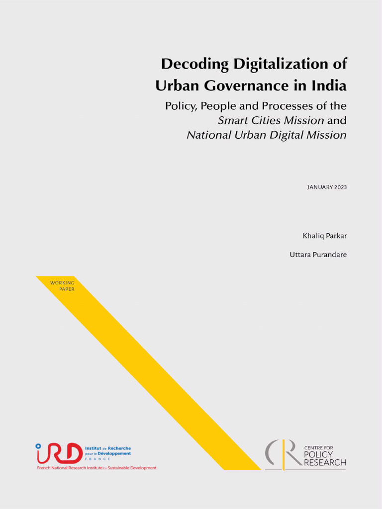 Urban Governance in India | PDF | Governance | Standardization