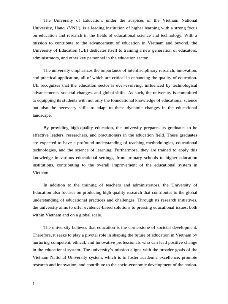 Bai 1 - Tieng Anh Chuyen Nganh | PDF | University | Science