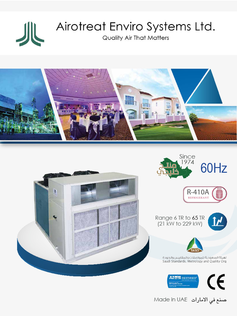 ATPU Brochure | PDF | Air Conditioning | Capacitor