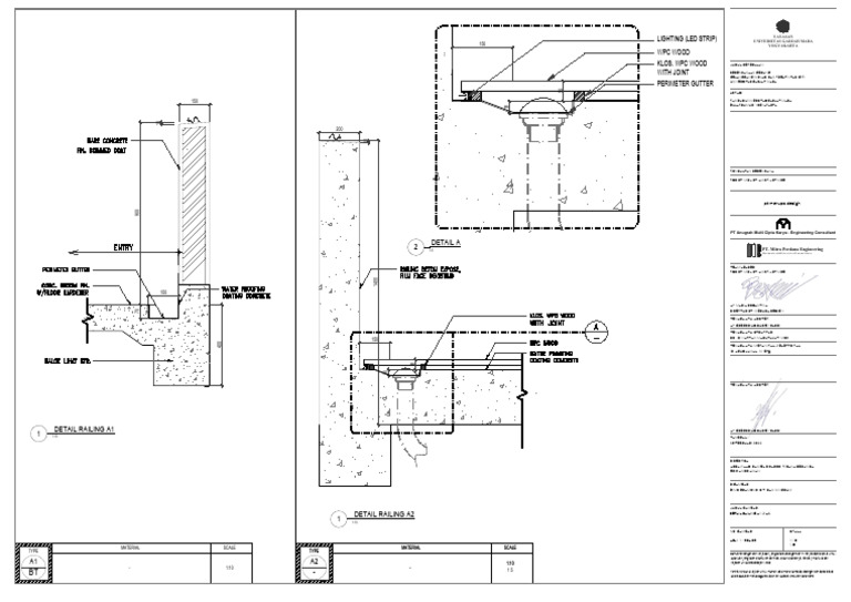 Detail Railing GIK Universitas Gadjah Mada | PDF