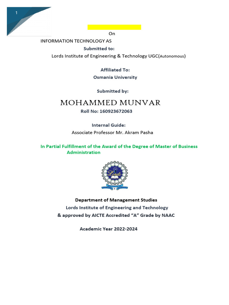 Internship Report on IT Technical Support | PDF | Security | Computer ...