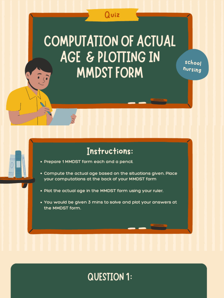 MMDST Age Computation Guide | PDF