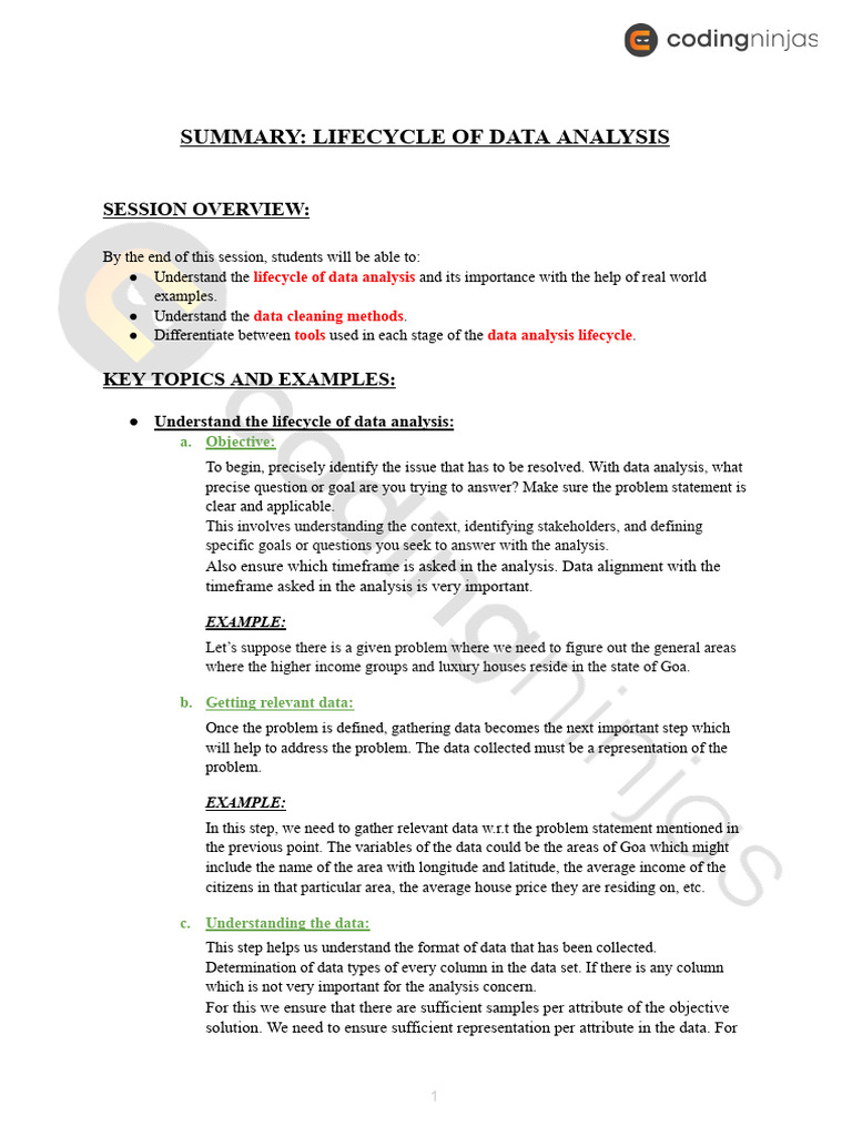 Data Analysis Lifecycle Explained | PDF | Data Analysis | Data