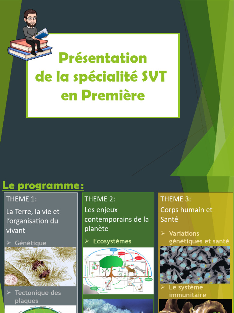 Programme SVT Première Spécialité | PDF | Sciences de la terre